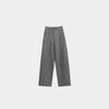 Round and geometric arc-cut commuting versatile fashionable wool blended micro-wide scimitar Zhengzhou women's pants scimitar pants