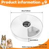 Automatic Pet Feeder 6-Grids 24 Hour Timing Wet/Dry Snacks Feeding Device Battery Powered For Cats Dogs Foods Dispenser NEW