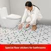 30.48x30.48cm PVC Waterproof Self-Adhesive Floor Tile, SPC Vinyl Peel and Stick for Bathroom Balcony Kitchen, Easy DIY Home
