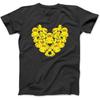 Enten Herzform Niedliches Bauernhoftier Damen Mädchen Jungen Kinder T-Shirt BLK Herren, Damen Unisex Langarm Tanktop Hoodie