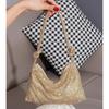 Funkelnde Tasche mit hochwertigen Pailletten, voller Diamanten, Wassersteinen, Knödeln, handgefertigte diamantbesetzte Taschen, Achseltaschen