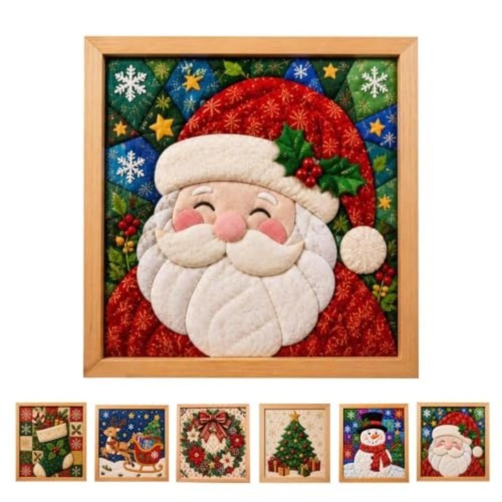 1 Set Weihnachtsthema Weihnachtsstoffmalset Weihnachtsbastelprojekt
