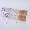 1/4 Inch Christmas Ribbon for Crafts Holiday Grosgrain Ribbon Christmas Ribbon for Gift Wrapping Festival Party Decoration