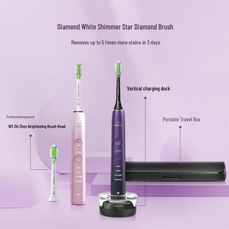 Philips DiamondClean Smart Sonic Electric Toothbrush CN plug (adapter included)