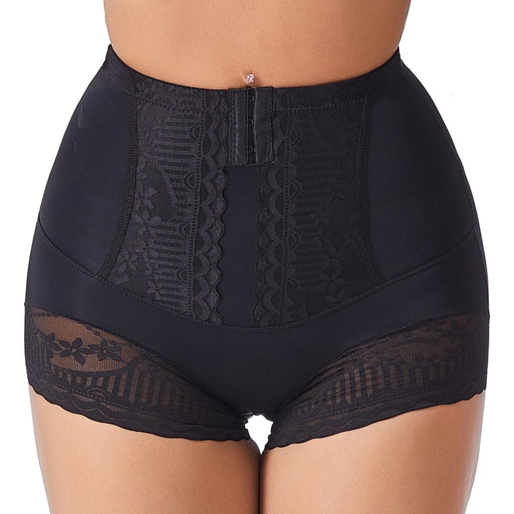 Shapewear da Donna Mutandine Controllo Pancia Vita Alta Body Shaper Biancheria Intima Guaina Modellante Slip Mutandine di Pizzo