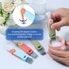 6Pcs Bottle Gap Cleaning Brush 3 In 1 Cup Crevice Cleaner Portable Cup Lid Cleaning Brush for Home Kitchen Glasses Milk Bottles