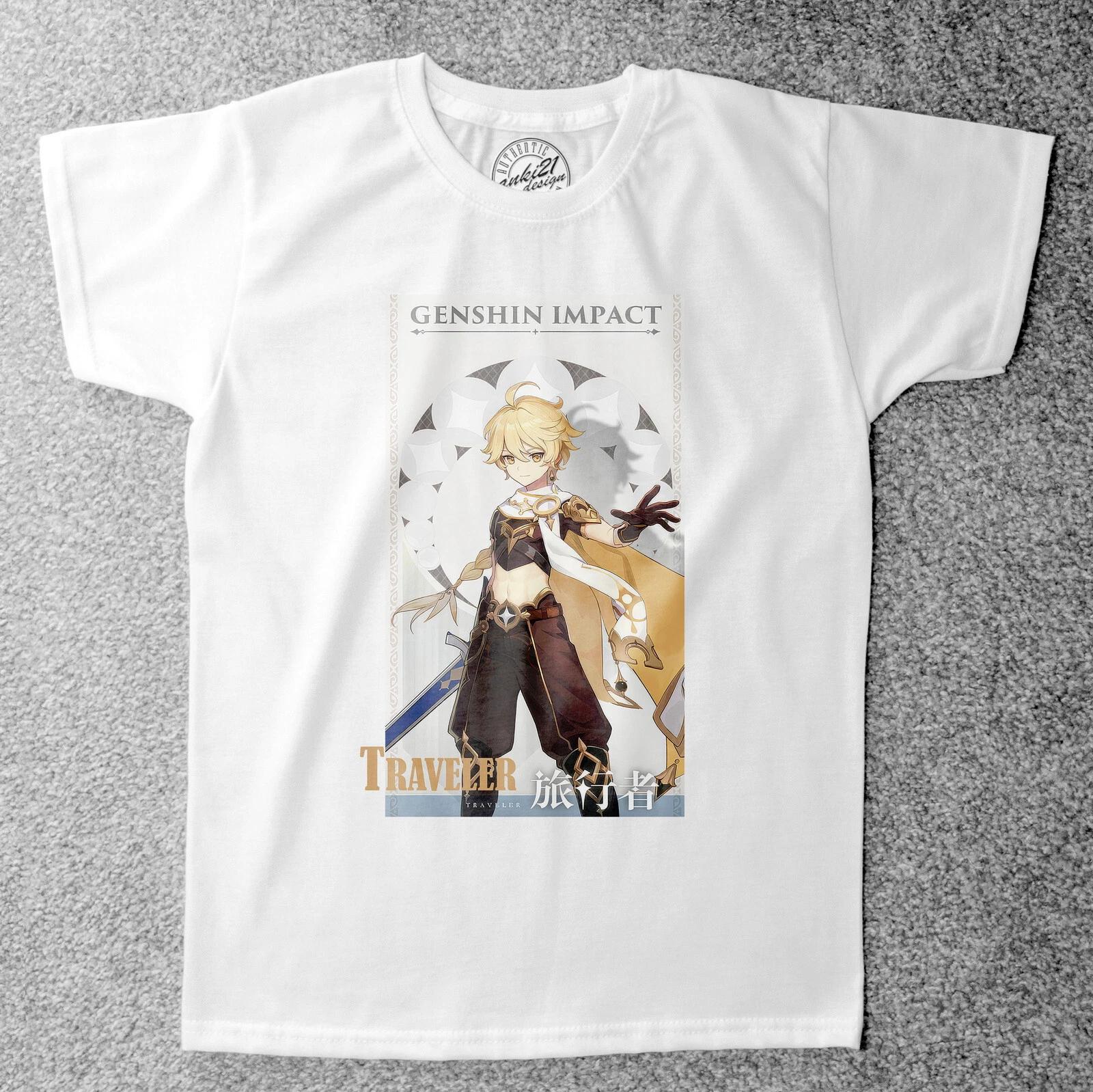 

Genshin Impact 011 Traveler Anime/Manga Childrens/Kids t-shirts 140