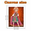 Disney DIY Pearl Art Painting Anna In Frozen’s Coronation Style Home Wall Decoration Pearl Gemstone Painting Pictures Crafts Home Decoration