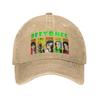 Deftone Band Members Men Women Baseball Cap Punk Hip Hop Distressed Denim Washed Caps Hat Retro Outdoor Adjustable Fit Sun Cap