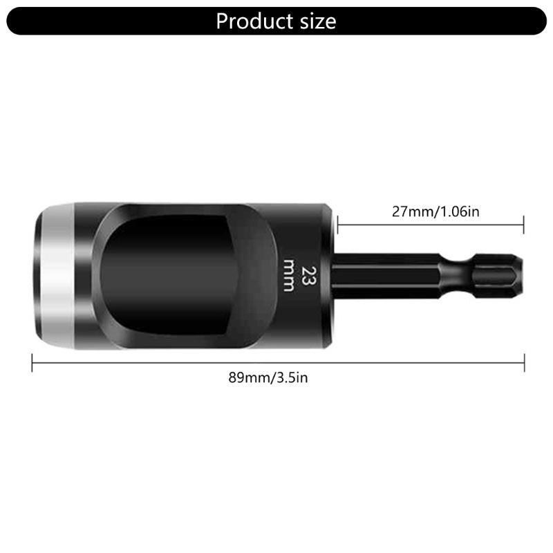 Sechskant-Adapter Elektrische Maschine Hohlstanzer Für Bohrer Pappe Leder Gürtel Kohlenstoffstahl Weiches Material Bohrer