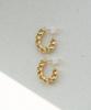 Alleun Silver 925 Bold Twist Silver Earrings
