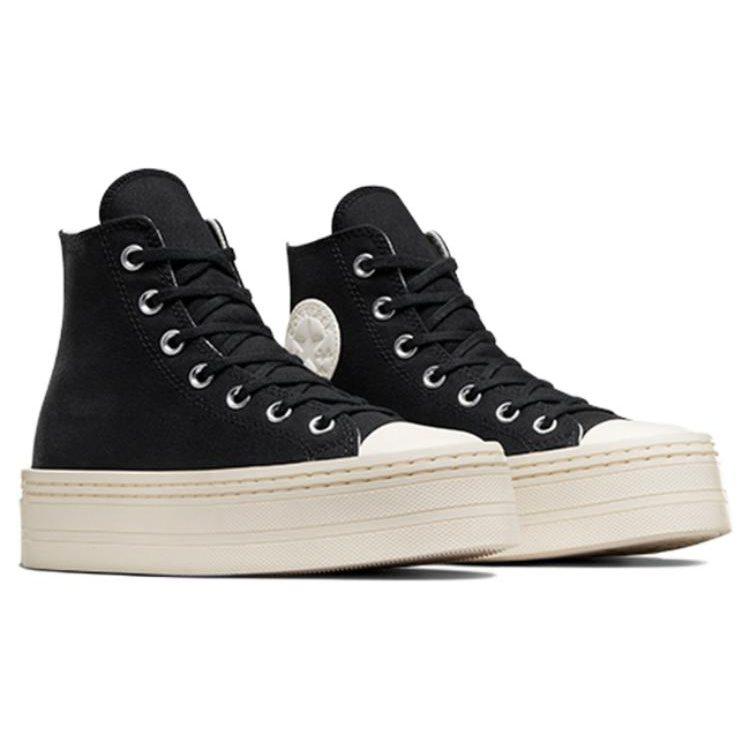 Converse Chuck Taylor All Star Modern Lift Platform Canvas 'Black Egret' Women's A06141C