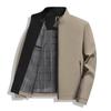 Men's Stand-Up Collar Jacket - Spring/Autumn Casual Outerwear for Middle-Aged and Older Men