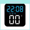 Moderne minimalistische LED-Digitaluhr mit Schlummerfunktion und Timer für Schlafzimmerdekoration