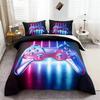 Gaming Bedding Set Game Bed Cover 135 For Adults Kids Soft Microfiber Modern Gamepad Duvet Cover Decorative With Pillowcase