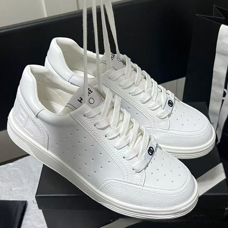 New side hole sports shoes casual versatile flat baseplate shoes women s versatile panda shoes 35