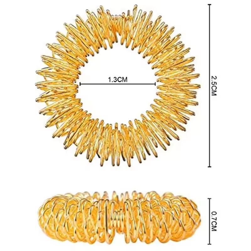 Adhd Anxiety Relief Antistress Metal Keychain Ring Finger Venting Sensory Plaything Flippy Bike Chain Decompression Toy