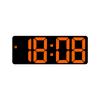 Modern Minimalist Led Digital Desk Clock With Multiple Alarms For Students And Home Office Use