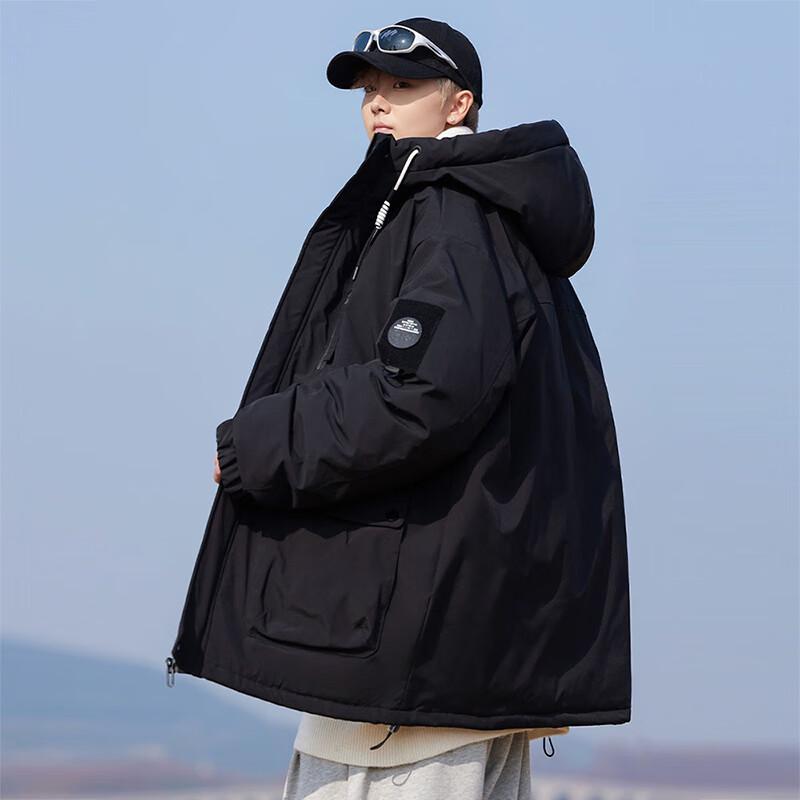 Xuezhongfei X40141667F Unisex Hooded Down Jacket