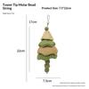 Natural Wood Grass Sticks Chew Toy String, Hanging Treat for Rabbits Guinea Pigs Hamsters Chinchillas, Small Animal Teeth Grindi