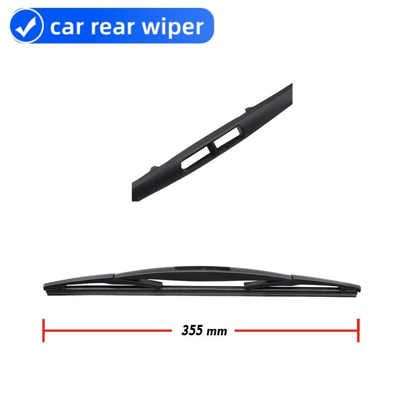 Car Rear Wiper Blade Rubber Back Window Wiper Arm For Mazda 2 355mm Hatchback 2008 2009 2010 2011 2012 2013 2014 2015