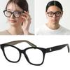 ML5133 Large Size Black Square Horn-rimmed Oversized Fashion Eyeglasses
