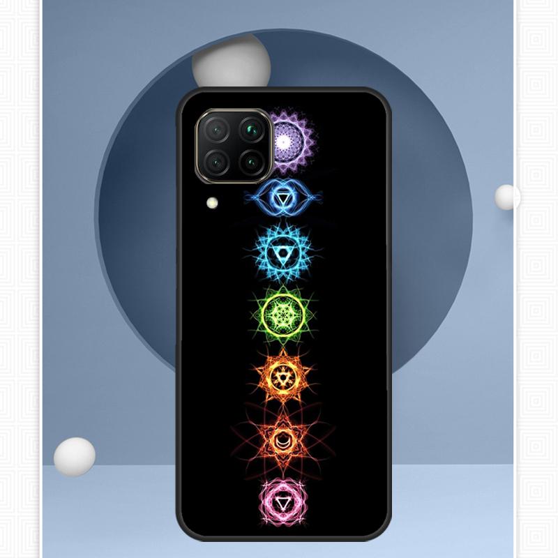 Mandala Chakra Yoga For Huawei Nova 12s 12i 11i 8i Y91 Y60 Y70 Y72 Y90 Y61 9 10 SE P20 P40 Lite P30 P60 Pro Case