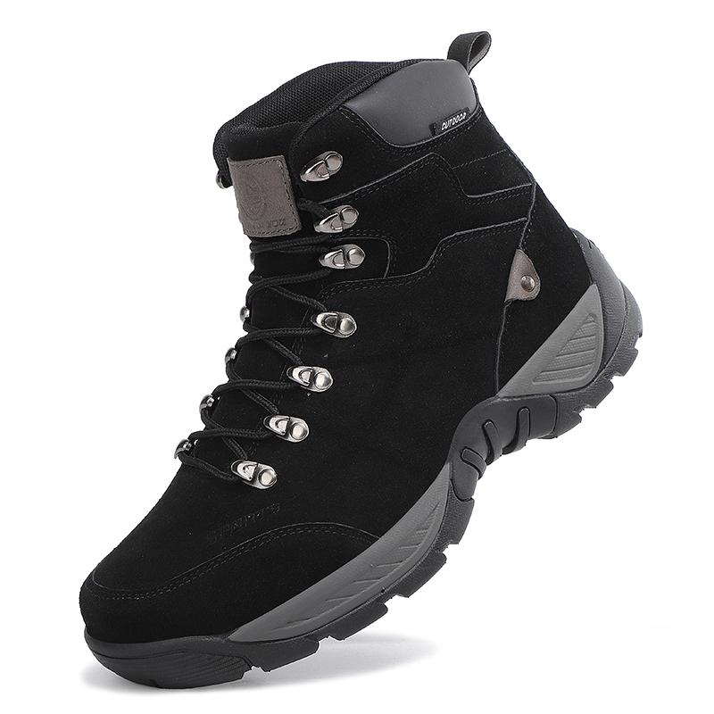 High Quality Autumn Winter Hiking Boots Men's Casual Shoesthick Bottom Lace-up Workwear Shoes Men for Work Outdoor Men's Shoe