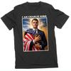 Men Shrek I Am Charlie Kirk Patriotic USA Christian Jesus Printed Design T Shirt Comfortable and Breathable Soft Fashionable