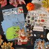 Cartoon Exquisite Halloween Three-Dimensional DIY Decoration Stickers Landscaping Handbook Stickers Cute Creative Stickers
