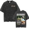 Wholesale Rap Bad Bunny DTMF World Tour Oversized Tshirt for Men Luxurious Fashionable Retro Washed Hiphop Pure Cotton Tshirt