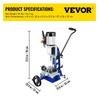 Table Mortiser, 1/2 HP, 1700 RPM, Bench Drill Press with Movable Workbench, Hollow Mortiser, for Drilling Round, Square, or Special Square Holes In