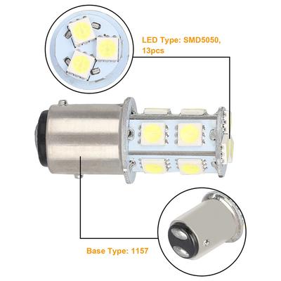 10x 1157 BAY15D P21/5W LED Car Light Bulb Brake Stop Tail Reverse Turn Signal Parking Lamp