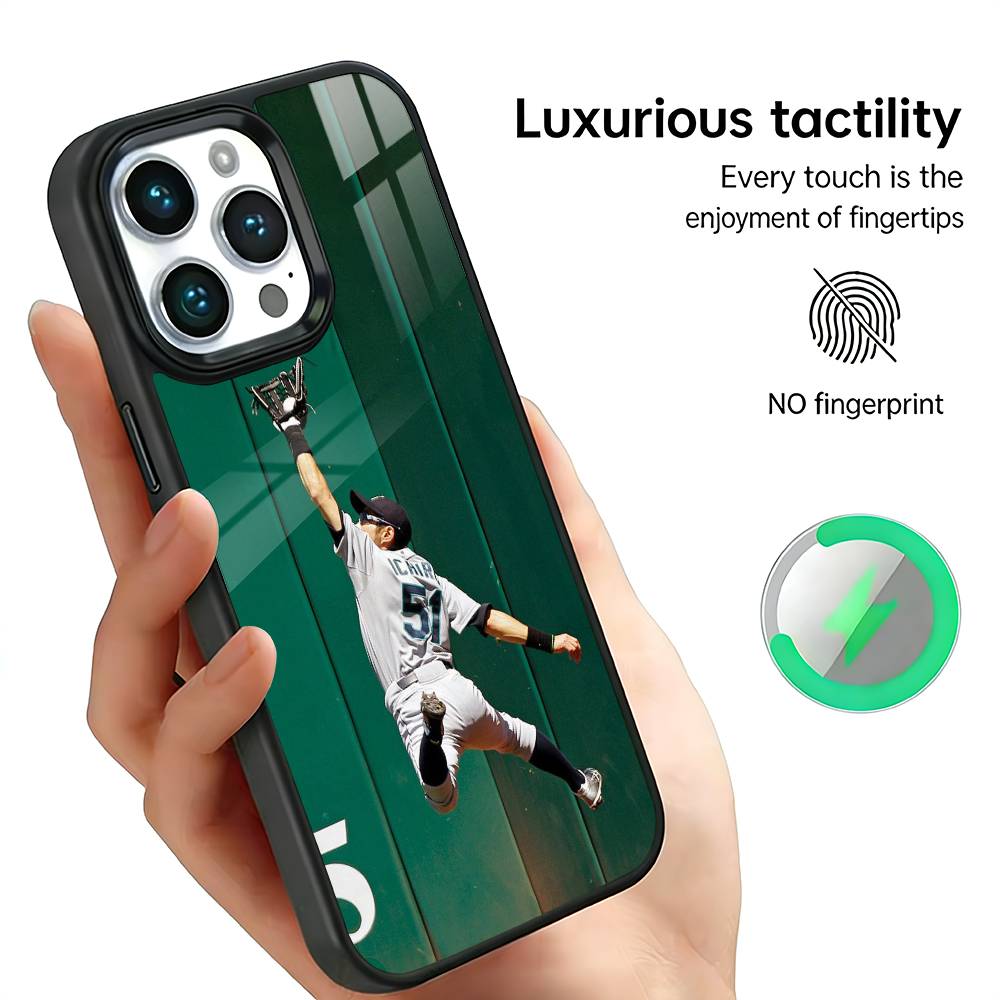 Baseball player I-Ichiro Suzuki Phone Case For iPhone17,16,15,14,13,12,11 Plus,Pro Max For Magsafe Wireless Charging