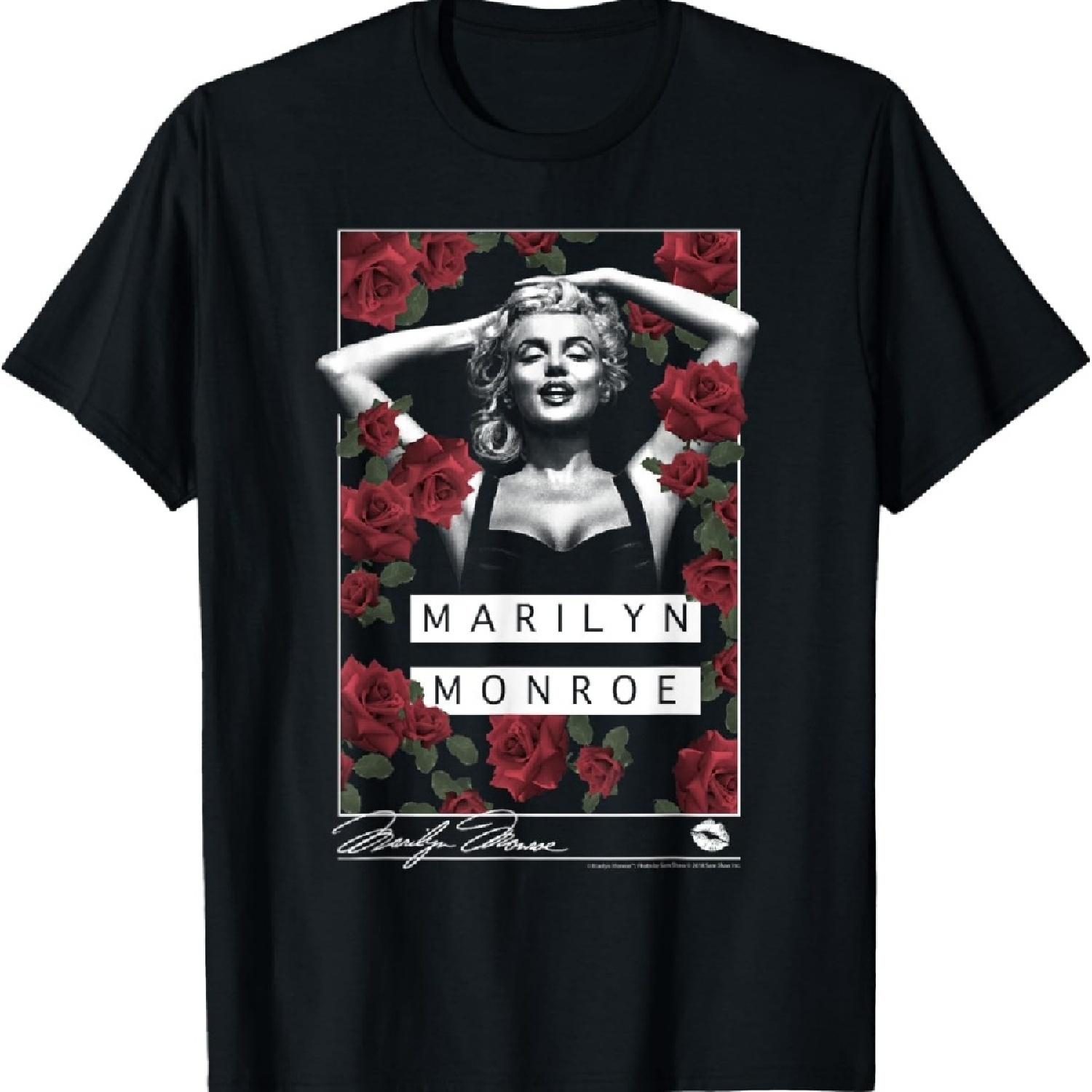 

Marilyn Monroe rose garden silhouette T-Shirt XXXXXL чёрный