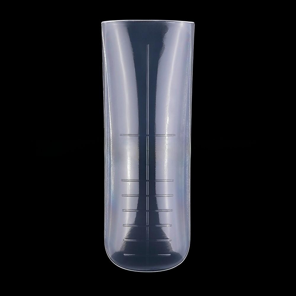 150pcs Natural Clear Nail Art Tips Double-Sided Fake Nails for Profional Use in Nail Salons