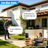 3MP Outdoor WiFi Security Surveillance IP Camera, 360° PTZ Dome Cam With Full-Color Night Vision, 5x Zoom, Two-Way Audio, Smart Home Camera