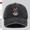 Pc Fashionable Malinois Dog Print Baseball Cap  Malinois Mom Letter Print Adjustable Buckle Closure Lightweight Polyester