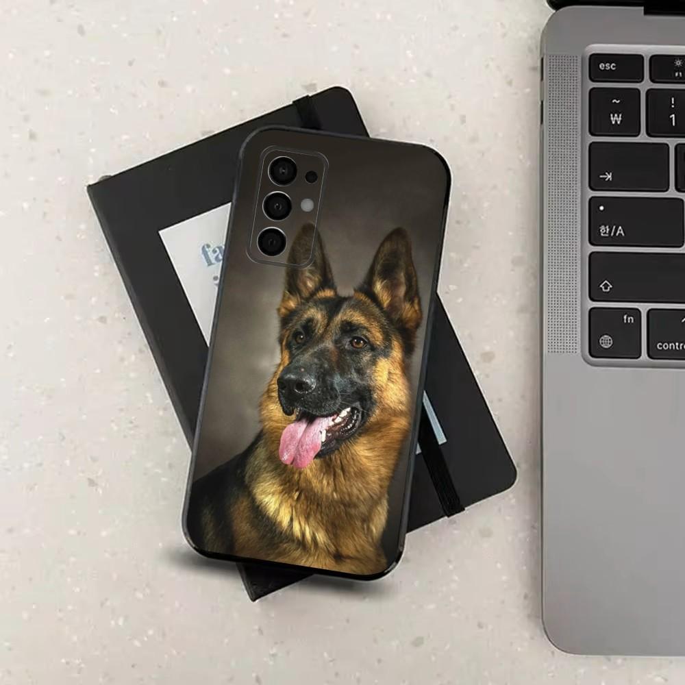 Animal German Shepherd Dogs Phone Case For Samsung Galaxy A91,A80,A73,A72 ,A71,A53A52,A32 ,A31A22,A21s,A20,Black Cover