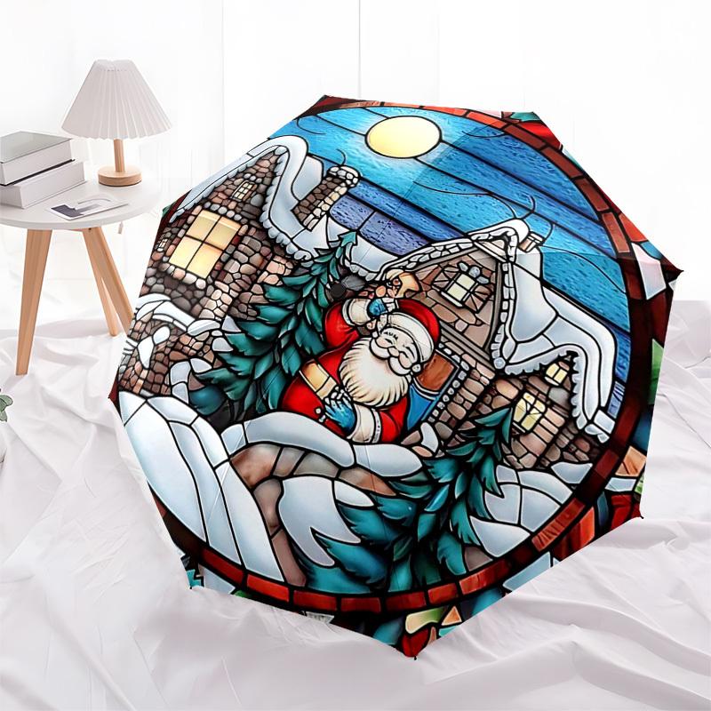 1pc Sonic the Hedgehog Automatic Opening Folding Umbrella with 8-Bone Iron Frame, Portable for Outdoor Use, Travel, Daily Life, and Gifts for Fans.G01