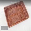 Rectangle Woven Storage Basket, RattanLike Display Tray for Fruit, Bread & Vegetables, artisanal