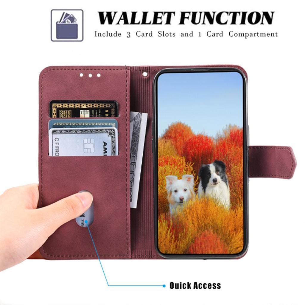 for Xiaomi Redmi Note 17 Pro Max 5G Vintage Color Block Folio Wallet Phone Case RFID Anti-Theft Card Holder