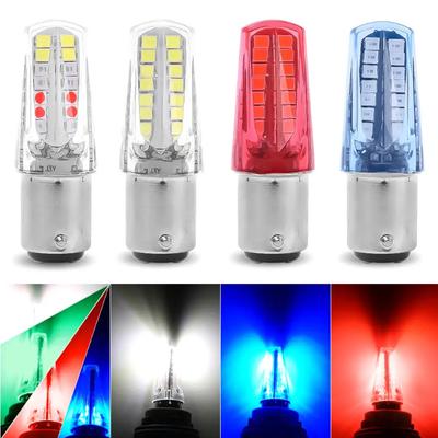 1157 Motorcycle Tail Light LED Brake Lamp High Brightness Spotlight 2835 32smd Headlight Car Turn Signal Lights Accessories