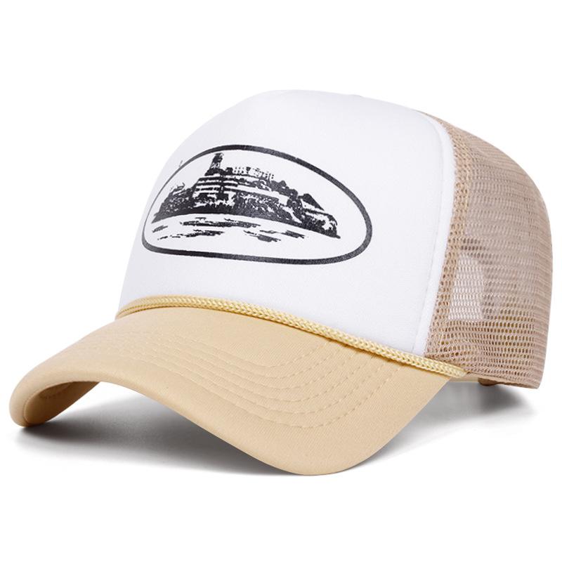Čtyři roční období Síťovaná baseballová čepice Dámská Pánská Módní Ležérní Prodyšná Písmeno Ikona Unisex HipHop Trucker Čepice Venkovní Sportovní Táta Klobouk