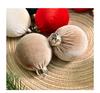 6CM Velvet Christmas Ornament Bag: Plush Ball Decoration for Tree