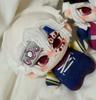 Demon Slayer Tengen Uzui Plush Doll Set 10cm Cute Sound Hashira Mascot with Eyepatch Battle Design Soft Anime Stuffed Keychain for Fans Bag Decor Gift