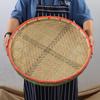 Large Round Bamboo Sieve: Decorative Winnowing Basket for Rice, Drying, and More