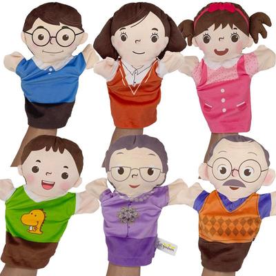 Kindergarten Puppet Story Performance & Character Interaction Plush Gloves