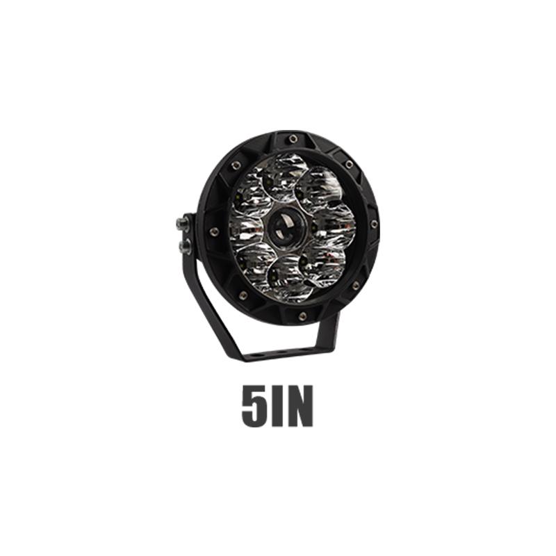 

Автомобильный прожектор с высокими мостами, прожектор, светодиодные лампы для дальнего действия 4x4, светодиодные внедорожные прожекторы, автомобильный грузовик, квадроцикл, внедорожник 10-30 В 5 inch