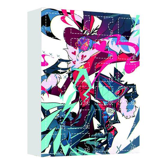 

Тематический адвент-календарь «Отель Хазбин» 24 дня украшений «Адского босса» для украшения рождественской елки, подарочный набор для фанатов E